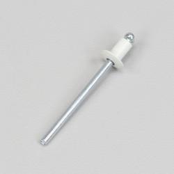 Rivet blanc Ø4x6 mm (à l'unité)