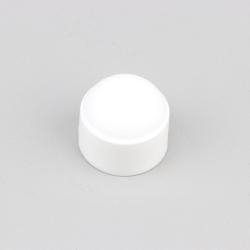 Cache écrou 18 mm d'axe de roue, bras oscillant... blanc (à l'unité)