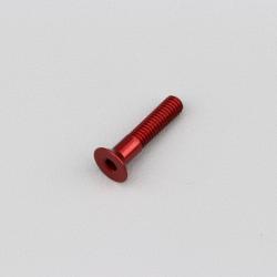 Vis 4x20 mm tête BTR fraisée Evotech rouge (à l'unité)