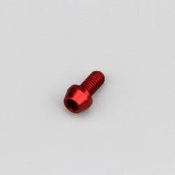 Vis 5x10 mm tête BTR conique Evotech rouge (à l'unité)