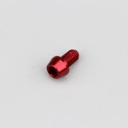 Vis 6x10 mm tête BTR conique Evotech rouge (à l'unité)