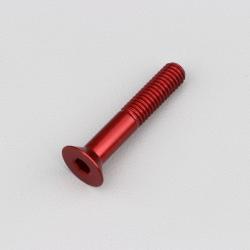 Vis 6x35 mm tête BTR fraisée Evotech rouge (à l'unité)