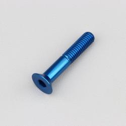 Vis 6x35 mm tête BTR fraisée Evotech bleue (à l'unité)