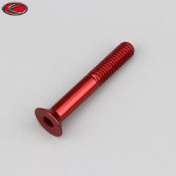 Vis 6x40 mm tête BTR fraisée Evotech rouge (à l'unité)