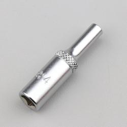 Douille 4 mm 6 pans 1/4'' BGS longue