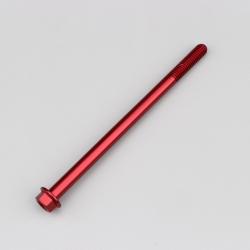 Vis 6x100 mm tête hexagonale embase Evotech rouge (à l'unité)
