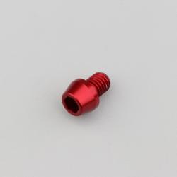 Vis 8x10 mm tête BTR conique Evotech rouge (à l'unité)