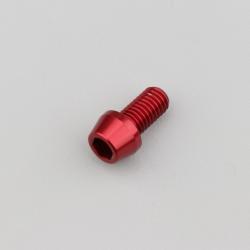 Vis 8x15 mm tête BTR conique Evotech rouge (à l'unité)