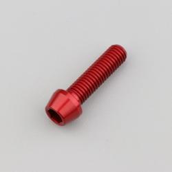 Vis 8x30 mm tête BTR conique Evotech rouge (à l'unité)