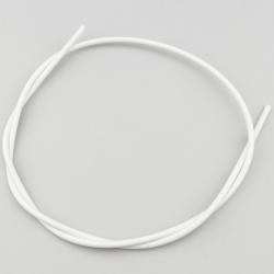 Gaine de câble de gaz, starter, décompresseur, frein Ø5 mm Fifty blanche (1 mètre)
