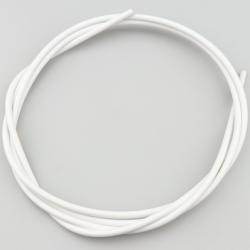 Gaine de câble de gaz, starter, décompresseur, frein Ø5 mm Fifty blanche (2 mètres)