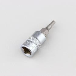 Douille à embout 3 mm mâle BTR 1/4