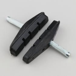 Patins de frein vélo V-Brake, Cantilever asymétriques 65 mm Lampa (sans filetages)
