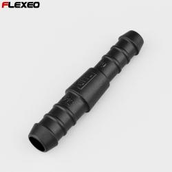 Raccord de durites droit Ø12-10 mm Flexeo noir