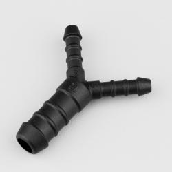 Raccord de durites en Y Ø6-6-12 mm Flexeo noir