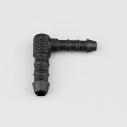 Raccord de durites en L Ø8-6 mm Flexeo noir