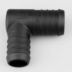 Raccord de durites en L Ø32-28 mm Flexeo noir