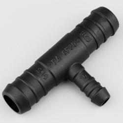 Raccord de durites en T Ø18-18-10 mm Flexeo noir