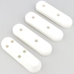 Caches axes de roues trottinette Xiaomi M365, M365 Pro Wattiz blancs
