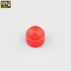 Cache écrou 13 mm M8 Fifty rouge (à l'unité)
