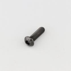 Vis 6x20 mm tête BTR bombée classe 10.9 noire (à l'unité)