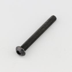 Vis 6x50 mm tête BTR bombée classe 10.9 noire (à l'unité)