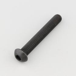 Vis 8x55 mm tête BTR bombée classe 10.9 noire (à l'unité)