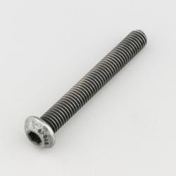 Vis 8x60 mm tête BTR bombée classe 10.9 noire (à l'unité)
