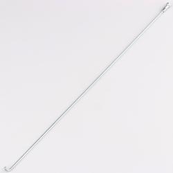 Rayon de roue vélo 2x264 mm gris avec écrou