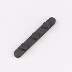 Clavette à 3 picots pour arbre 8x7x60 mm, Ø7.5 mm, hauteur 3.5 mm, entraxe 17 mm karting Righetti Ridolfi