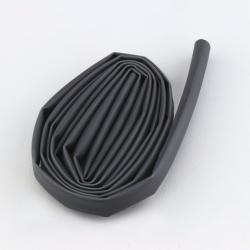 Gaine thermo-rétractable à paroi mince Ø6.4-3.2 mm WKK noire (1.22 mètre)