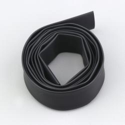 Gaine thermo-rétractable à paroi mince Ø12.7-6.4 mm WKK noire (1.22 mètre)