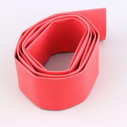 Gaine thermo-rétractable à paroi mince Ø32-16 mm WKK rouge (1.22 mètre)