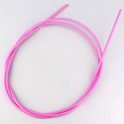 Gaine de câble de gaz, starter, décompresseur, frein Ø5 mm Fifty rose (2 mètres)