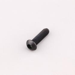 Vis 6x22 mm tête BTR bombée classe 10.9 noire (à l'unité)