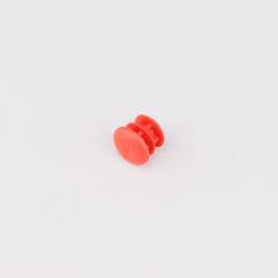 Bouchon plastique pour tube Ø14 mm karting Righetti Ridolfi rouge