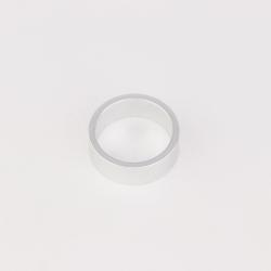 Entretoise de réglage de train avant alu pour fusée Ø25 mm épaisseur 10 mm karting Righetti Ridolfi grise