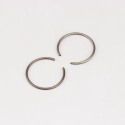 Clips axe de piston Ø24 mm (forme C) Honda XR 600 R ProX (lot de 2)