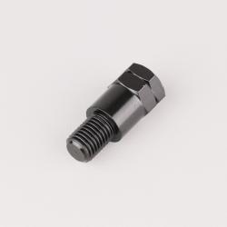 Adaptateur de rétroviseur Ø8 mm à Ø10 mm noir (filetage intérieur Ø8 mm inversé, extérieur Ø10 mm inversé) BCR