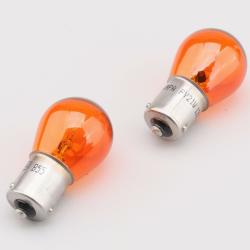 Ampoules de clignotant BAU15S 12V 21W Lampa oranges (lot de 2)