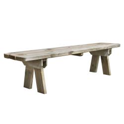 SOLDES Cémonjardin - Banc de jardin en bois 4 places - Faro CEMONJARDIN