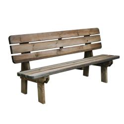 PROMO Cémonjardin - Banc de jardin 4 places en bois Rambouillet CEMONJARDIN