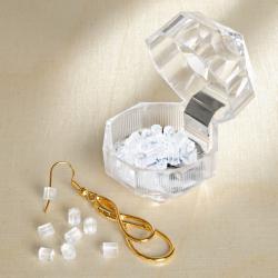 Lot de 20 embouts fermoirs pour boucles d'oreilles