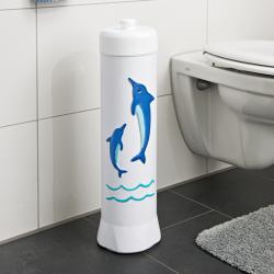 Range-papier toilette, dauphin