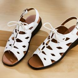 Sandales, blanc