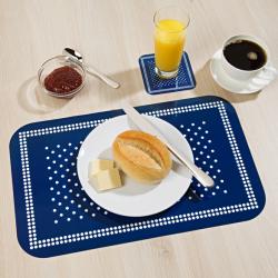 Sets de table/dessous de verre, 12 pièces