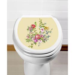 Autocollant pour WC Fleurs