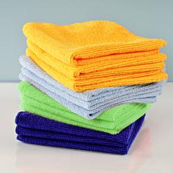 Lot de 12 chiffons en microfibre