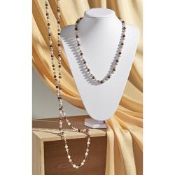 Collier de perles fantaisie 120 cm
