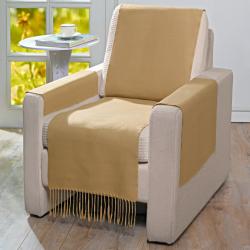 Protège-fauteuil, caramel